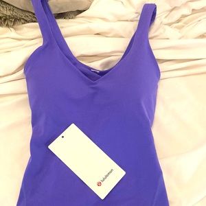 Lululemon full length align top charged indigo